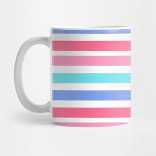 Pnk Blue Lines Back To School Pattern Mug